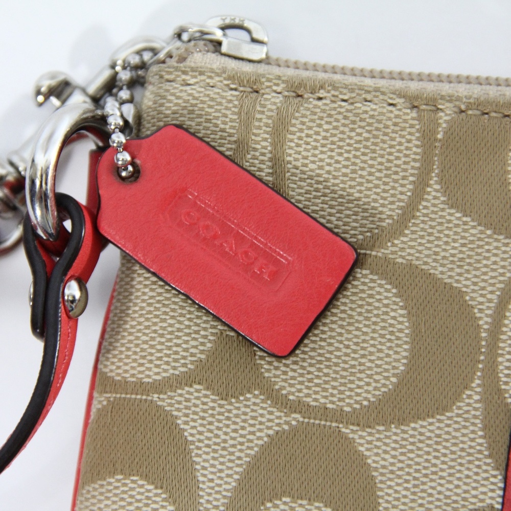 Coach Signature Logo Wristlet Clutch Travel bag - Picture 4 of 8